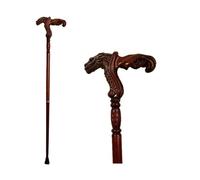 Canne de Marche en Bois sculptée à la Main, Ergonomique et élégante pour Homme et Femme Bâtons de Marche Stables pour Les Personnes âgées Bâtons pour Personnes âgées Convient Offrir (Crocodile)