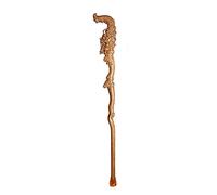 Canne de Marche pour Personnes âgées, béquilles pour Personnes âgées, bâton de Marche en Bois Massif, Relief Creux signifiant longévité, Paix 93 cm de Long Selon la Hauteur, tronqué par Vous-même,