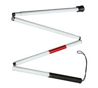 Canne de marche transportable pour personnes ayant une déficience oculaire mettant en évidence le plan d'effondrement et l'observabilité nocturne renforcée isolée