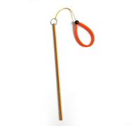 Canne de plongée sous-marine avec sangle, fournit un outil de mesure et un heurtoir de réservoir pour la sécurité et la communication de plongée sous-marine (jaune)