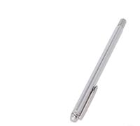 Canne de radiesthésie en acier inoxydable pour détection et positionnement de l'eau - Tige de plongée réglable de 50 cm pour géomancie, localisation métallique et utilitaire, compatible (argent)