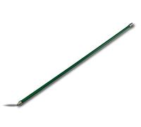 Canne de ramonage PPN verte autobloquante | Ø 18 mm | Rallonge de kits cheminées | Longueur 2 m | Cheminées chaudières poeles canalisations gouttières | Embout acier fileté M12*1,75mm | Kibros 4CK20b