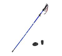 Canne de Randonnée Réglable Aluminium Alliage Section Pliable Poignée Ergonomique Dragonne Absorbant Les Chocs Adaptée Aux Sorties en Montagne et, Court Bleu