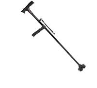 Canne de sécurité pour personne âgée - En aluminium - Quadrilatéral - LED lumineuses - Alerte sonore de crise - Aide au mouvement contre les bâtons glissants