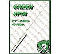 Canne Madcat GREEN SPIN 8'1" - 245cm 150gr silure