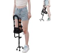 Canne mains libres. Genouillère antidérapante, alternative aux béquilles, support de marche for les fractures de la cheville(Right)