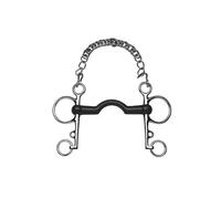 Canne Pelham FEELING avec languette libre, embout caoutchouc 13,5 cm