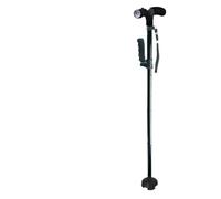 Canne pliante avec lumière LED, canne de marche antidérapante réglable | Pliable for le voyage, hauteur adaptée à 5'2"-6'1", base antidérapante for carrelage ou trottoir(Magic Cane 02)