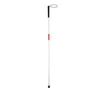 Canne Pliante pour Aveugles, Canne de Marche Blanche, Canne Pliante en Alliage D'Aluminium AntidéRapante, Canne Réfléchissante Blanche pour Aveugles et Malvoyants, Environ 124 Cm