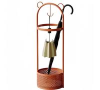 Canne Ronde en métal, 28 x 80 cm, démontable et assemblable, pour Faire sécher Un Parapluie. Convient pour l'entrée, la Maison ou Le Bureau (Noir).