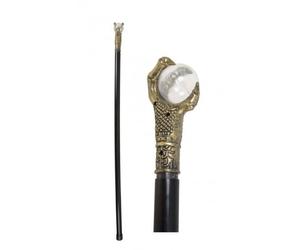 Canne Sceptre - Ptit Clown - Seigneur Du Mal - 87 Cm - Noir Multicolore