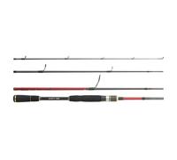 Canne spinning Hearty Rise Red shadow Travel 20-80g Noir 2,20 m