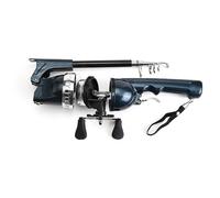 Canne télescopique - Tiges pliantes de 9,06 pouces Cannes Super Courtes | Canne pliante robuste en eau salée | Canne à poche portable à double bila