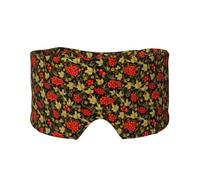 Canneberge traditionnelle russe,Masque pour les yeux bloquant la lumière Cache-yeux et cache-oreilles pour le sommeil