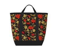 Canneberge traditionnelle russe,Sacs à lunch isothermes de grande capacité pour femmes et hommes