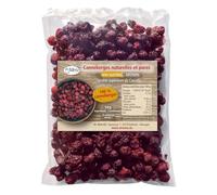 Canneberges naturelles et pures, séchées & non sucrées, 50 g • à tremper • du Canada • sans sucre ou jus ajouté • idéales pour les overnight-oats et pour la pâtisserie