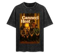 Canned Heat Mens T-Shirt Black Unisex Top Tee L
