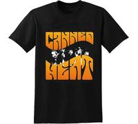 Canned Heat Men's T-Shirts Simple Fashion Trend Shirts Unisex Streetwear Printed Short Sleeve Tee Shirt Black XL