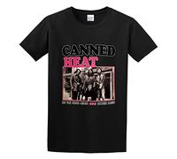 Canned Heat on The Road Again Men's T-Shirt Unisex Black Cotton Print Tee Shirts L