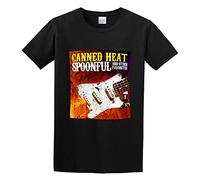 Canned Heat Spoonful Other Favorites Unisex 100% Cotton Short-Sleeve T-Shirts Black M
