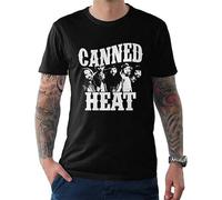 Canned Heat T-Shirt Men's Cotton Tee Black XL