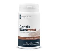 Cannelle Cassia - Extrait Concentré 2500 mg par Jour - Ratio 10:1 - Glycémie et Digestion - 1 Gélule par Jour - 120 Gélules Végétales - Cure 4 Mois - Fabriqué en France - Compagnie des Sens