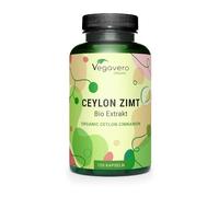 Cannelle de Ceylan BIO | UNIQUE - Extrait Biologique 5:1 (= 2500 mg) | 4 Mois | Extraction en FRANCE | Ceylon Cinnamon | VEGAN & Sans Additifs | 120 Gélules | Vegavero®