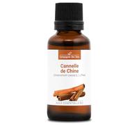 CANNELLE DE CHINE BIO - 30mL - Huile Essentielle de Qualité Premium - 100% Pure, Naturelle, garantie Chromacert® - Chémotypée et Intégrale