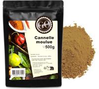 Cannelle moulue 500 g - LA PLANTIGO Un choix savoureux, Cannelle en poudre, Épice de qualité supérieure, sans additifs, Cannelle moulue Goût Intense