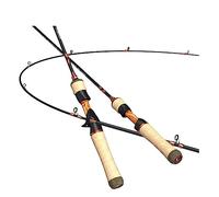 Cannes à Pêche Système d'appât Finesse Filature coulée Canne à pêche en Fiber de Carbone 2 pièces 1.53-1.8m 1-8g for la Truite(Casting (1.68m-UL))