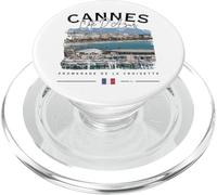 Cannes Côte d'Azur Croisette Côte d'Azur Drapeau France PopSockets PopGrip pour MagSafe