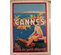 Cannes Sports Elegant - 50x70 cm - AFFICHE / POSTER G