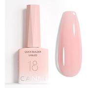 CANNI Gel Construction Ongle UV Quick Builder Gel natur couleur Rose doux Soft Pink Vernis Gel UV Semi Permanent pour Réparation de Manucure Kit Manucure Nail Extension