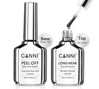 Canni TPO gratuit HEMA gratuit 18ml longue tenue diamant Nowipe couche de finition Peeloff Base manteau tremper UV LED Gel vernis manucure à ongles PeelOff Base Coat