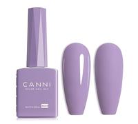 CANNI Vernis à Ongles Gel Semi Permanent Gel Polish Nail Gel UV Soak off Vernis Manucure (violet)