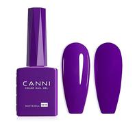 CANNI Vernis à Ongles Gel Semi Permanent Violet foncé Dark Violet Gel Polish Nail Gel UV Soak off Vernis Manucure