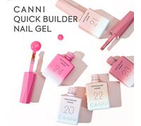 CANNI vernis à ongles HEMA/TPO Extension gratuite Gel UV constructeur Gel à ongles en bouteille Base en caoutchouc Semi permanente Gel auto-nivelant Q2 kit construction