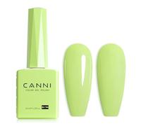 CANNI Vernis à Ongles UV Gel Semi Permanent Vert Clair Light Green Gel Nail Polish Soak off Vernis Manucure Naturel French Manicure
