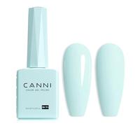 CANNI Vernis à Ongles UV Gel Semi Permanent Vert Menthe Clair Light Mint Green Gel Nail Polish Soak off Vernis Manucure Naturel French Manicure