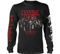 Cannibal Corpse - "Butchered At Birth Baby" T-shirt unie homme/femme manches longues PH1019 (XL) (Noir)
