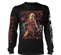 Cannibal Corpse - "Eaten Back To Life" T-shirt unie homme/femme manches longues PH708 (S) (Noir)