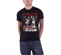 Cannibal Corpse T Shirt Butchered at Birth 2019 Band Logo Officiel Homme Noir Size XXL