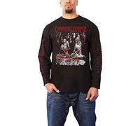Cannibal Corpse T Shirt Butchered at Birth 2019 Officiel Homme Noir Long Sleeve Size XL