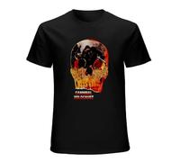 Cannibal Holocaust Movie Poster Men's T-Shirt Unisex Black Cotton Print Tee Shirts XXL