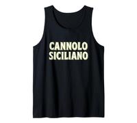 Cannolo Siciliano | Concept typographique méditerranéen Débardeur