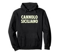 Cannolo Siciliano | Concept typographique méditerranéen Sweat à Capuche