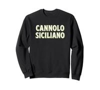Cannolo Siciliano | Concept typographique méditerranéen Sweatshirt
