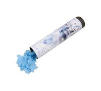 Cannon à confettis Baby Shower bleu ciel en papier (x1) REF/CONF006
