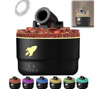 Cannon Blast Aroma Humidifier, Cannon Blast Turret Aromatherapy Humidifier, Cannon Blast Turret Humidifier Silent Diffuser, Bedroom LED Waterless Auto Shut Off Aroma Diffuser for Home, Office (Black)