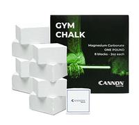 Cannon Sports Craie de Gymnastique pour athlètes, poignée résistante à la Transpiration, prévention des Ampoules pour haltérophilie, Gymnastique, Escalade (Craie de Bloc, 0,5 kg)
